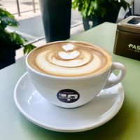 Soya cappuccino   at Caffè Pascucci in Milan