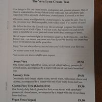 Vegan cream tea - asked for and got vegan cream at The Fourteas. in Stratford-upon-avon