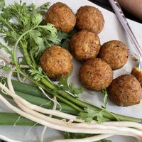Veg meat balls   at Pa Yod Shan Vegetarian Cafe in Chiang Mai