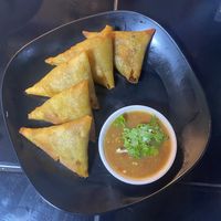 Samosa  at Pa Yod Shan Vegetarian Cafe in Chiang Mai