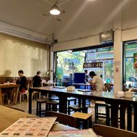 Interior of restaurant   at Pa Yod Shan Vegetarian Cafe in Chiang Mai