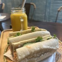 Vegan banh mi  at Ca Phe S - Vietnamese Coffee in Marseille