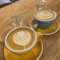 Oat milk coffee  at Ombú Cafè in Barcelona
