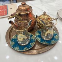Red tea pot   at Damascus BBQ in Kuala Lumpur