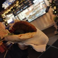 Vegan wrap at The Real Greek in Copenhagen