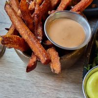 Sweet potato fries   at Taschi's in Herrenberg