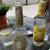 Organic Lemonade and cider   at Taschi's in Herrenberg