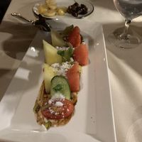 Watermelon salad (very small, not filling)  at Crossroads Kitchen in Las Vegas