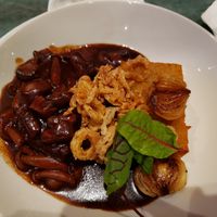 Eggplant steak at Crossroads Kitchen in Las Vegas
