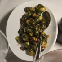 Brussel sprouts at Crossroads Kitchen in Las Vegas