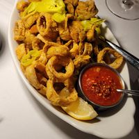 Calimari 😋 at Crossroads Kitchen in Las Vegas