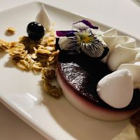 Pana cota dessert  at Crossroads Kitchen in Las Vegas