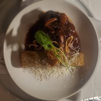 Eggplant shortrib at Crossroads Kitchen in Las Vegas