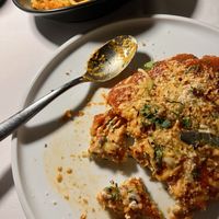 Parmesan scallopini   at Crossroads Kitchen in Las Vegas