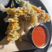 Stuffed banana blossoms  at Crossroads Kitchen in Las Vegas