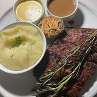 Egg plant steak  at Crossroads Kitchen in Las Vegas