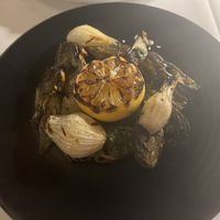 Side of grilled artichokes  at Crossroads Kitchen in Las Vegas