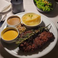 Eggplant skirt steak at Crossroads Kitchen in Las Vegas