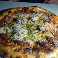 Pepperoni pizza at Crossroads Kitchen in Las Vegas