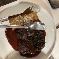Lions mane steak  at Crossroads Kitchen in Las Vegas