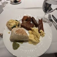 Sunday brunch plate   at Crossroads Kitchen in Las Vegas