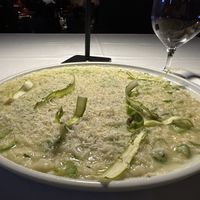 Asparagus risotto   at Crossroads Kitchen in Las Vegas