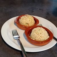 Tapa vegana at El Higo in Granada