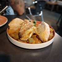 Berenjenas asadas en su jugo at El Higo in Granada