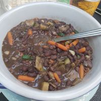 Feijotada vegana at Dona Flor Café in Lisbon