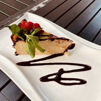 cheese cake at  Verte in Stockholm