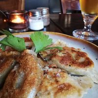 Dumplings at  Verte in Stockholm