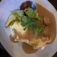 Swedish meatballs   at  Verte in Stockholm