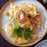 Fried dumplings at  Verte in Stockholm