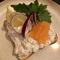 Shrimp (tofu) toast   at  Verte in Stockholm