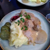 Vegan meatballs at  Verte in Stockholm