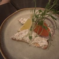 shrimp cream toast  at  Verte in Stockholm