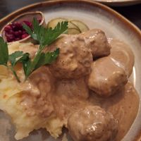 Albóndigas con puré de patata at  Verte in Stockholm