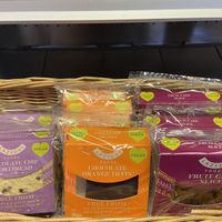 Vegan sweet options  at Antlers Cafe in Kingussie