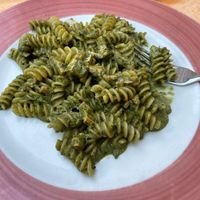 It was good and it has small
Pieces of tofu at Fauno Bar in Sorrento