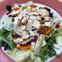 Different type of salad from what we have found.  It was good and fresh  at Fauno Bar in Sorrento