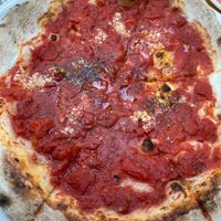 The crust was very good and the salsa was abundant and Yummy !  at Fauno Bar in Sorrento