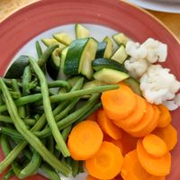Veggies portion 4€ at Fauno Bar in Sorrento