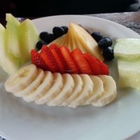 Sliced fruit side order at A N D Cafe in Portland