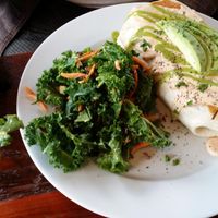 Super Vegano Burrito at A N D Cafe in Portland