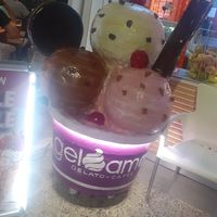 Entrance at Gelamo Gelato Caffe in Paphos