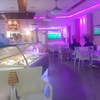 Inside at Gelamo Gelato Caffe in Paphos