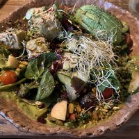 Avocado bowl  at Honest Greens in Porto