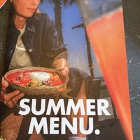 Menu  at Honest Greens in Porto