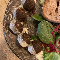 Falafel at Honest Greens in Porto