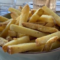Thrice cooked frites  at DRY Restaurant & Cocktail Bar in Villefranche-sur-mer